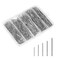 Bykonh 5 Sizes Hardware Nails Assortment Kit Common Nails for Picture Hanging Wall Nails Wood Nails with Storage Box Gold 400PCS
