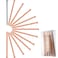 Frienda 4 inches 100 mm 12 pieces long copper nails for killing trees removing stumps with 1 piece 4 inch steel nail storage box included