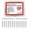 ASLLRISONY 150PCS DoubleHead Skirting Thread Seamless Nail Invisible Screws  Nail Skirting Line Without Marks Nail Equipped with 2 Nail Specific Sleeve Tool