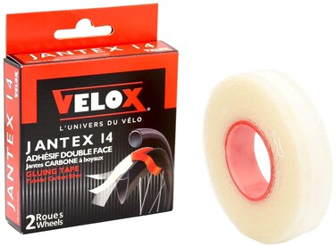 Velox Jantex 14 Double Sided Carbon Rim Tubular Tape Transparent 18mm