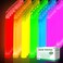 OMNISAFE 48 Ultra Bright Large Glow Sticks with 48 Black PE String Multi Use Colourful 6 Inch Glowsticks for Parties Camping Emergency Glow Sticks For Blackout Longlasting Lighting Waterproof and