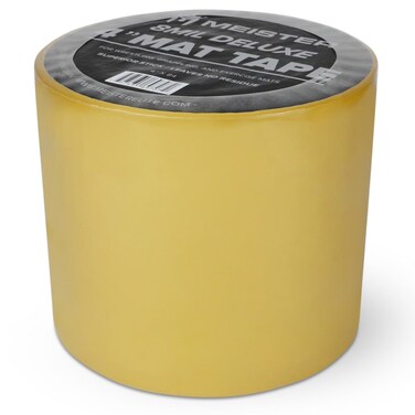 Meister Deluxe 8mil Mat Tape for Wrestling Grappling and Exercise Mats  Clear