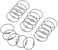 bayite Stainless Steel Wire Keychains 2mm Cable Key Rings Luggage Loops Tag Keepers Heavy Duty Pack of 20 Cable Length 4 inches