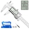 Jiavarry Digital Caliper Measuring Tool Stainless Steel Vernier Caliper Digital Micrometer with Large LCD Screen Easy Switch from Inch Metric Fraction 6 Inch Caliper Tool for DIYHousehold