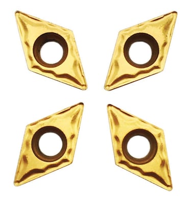 10PCS DCMT2151 Indexable Soild Carbide Turning Insert Blade For Lathe Tool HolderDCMT070204 Carbide Inserts For Lathe DCMT070204HMP