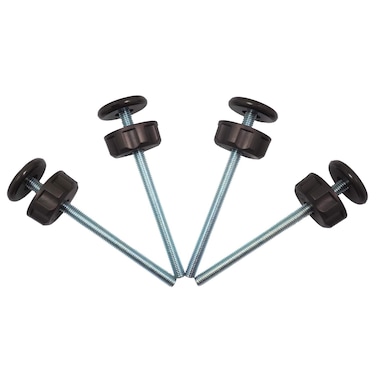 Baby Gate Guru Extra Long M8 8mm Spindle Rods for Pressure Mounted Baby and Pet Safety Gates 4 Pack Replacement Set 8mm Bronze