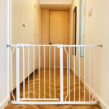 BalanceFrom Easy WalkThru Safety Gate for Doorways and Stairways with AutoCloseHoldOpen Features