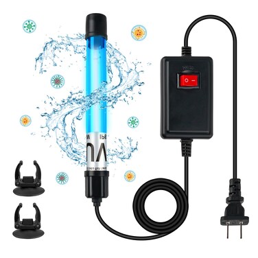 coospiderrepta Aquarium UV Sterilizer for Aquarium UVC Light Fish Tank Light 5W 7W 11W Green Killing Machine Algae Remover for Aquarium Pond Waterfall Keep Your Aquarium Clean and Deodorization 11W