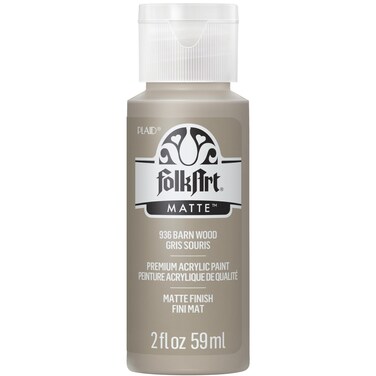 FolkArt Acrylic Paint in Assorted Colors 2 oz 936 Barn Wood