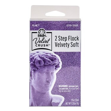 FolkArt Grape Velvet Crush 2 Part Flocking Kit