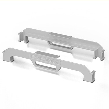 ZeroPone 24 Inch Framing Tools 1 Pack Stud Framing Spacing Tool Aluminum Stud Layout Tools Precision Wall Stud Framing Tool Upgrade Frame Tools Wall Framing Tool