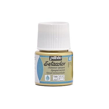 Pebeo Setacolor Opaque Fabric Paint 45Milliliter Bottle Shimmer Gold 15 Fl Oz Pack of 1
