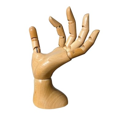 yangjietf MannequinMannequin HandHand ModelHand Mannequin for NailsDrawing Mannequin Wooden HandWooden MannequinWood HandHand Model for DrawingMale Hand of Left