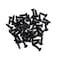 SAPHUE 3MM Electric Guitar Bass Pickguard Screws Pick Guards Scratch Plate Mounting Screws for Fender Strat ST Tele TL Stratocaster Telecaster Gibson LP Les Paul SG Guitar Pack of 50 black