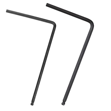 Jiayouy 4mm  5mm Ball End Truss Rod Adjustment Wrench for Martin Acoustic Guitar Black