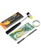 Holmer Guitar Luthier Tool Kit Guitar Frets Repairing Tool Kit with Fret Hammer Guitar Nut File Guitar String Cutter Masking Tape Acrylic Hook Knife Multifunctional