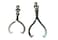 LogRite Swivel Skidding Tongs  Designed for Pulling and Dragging Timberlogs  Made from Steel and Zinc Plated  Swivel Grab Hook Tong Reduces Twisting and Log Roll  Made in The US 16