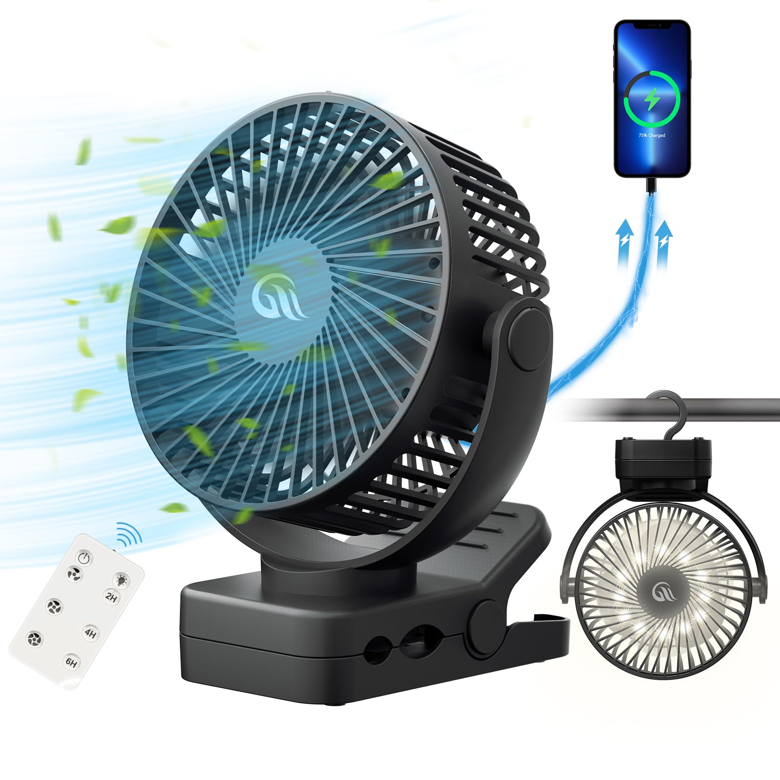 battery fan without electricity