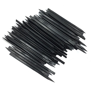fixinus Set Of 50 Universal Black Stick Spudger Opening Pry Tool Kit for iPhone Smart Phone iPad Tablets Macbook Laptop Games Repair 591