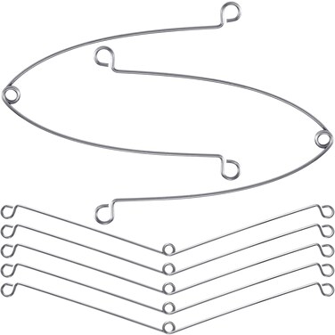 Isslly 7Pcs Spring Clips for Recessed Light Fixtures Metal Torsion Spring Clips Spring Clip Replacements for Bathroom Fan Ceiling Exhaust Fan Shower Recessed Lighting Trim Silver