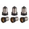 TWDRTDD FINELED 6pcs LED E14 to E12 Adapter Converter Lamp Adapter E14 to E12 Halogen CFL Bulb Lamp Light Converter Adapter Lamp Holder