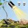 Neeenn Reptile Heat Lamp Reptile Heat Lamp with Clamp Reptile Light with Rotatable Hose and Timer Suitable for Reptiles Lizard Turtle Tortoise Snake Bearded Dragon Hermit Crab 2 Bulbs 25W50W