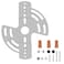 ECUDIS Lighting Adjustable Crossbar with Screws and Nuts Multifunctional Ceiling Light Bracket Light Fixture Crossbar Plate for Mount Wall Light Close to Ceiling Light Chandelier
