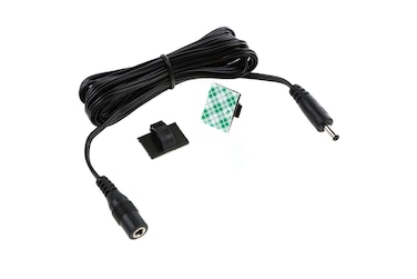 EShine Extension Cable  Male to Female 35mm x 135mm for LED Under Cabinet Lighting with Wire Clips 33ft Black