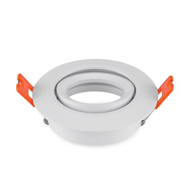 JOYINLED Pack of 2 Recessed Lisa White Includes GU53 MR16 Light Fitting Without Light Socket Cut Out 70mm