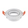 JOYINLED Pack of 2 Recessed Lisa White Includes GU53 MR16 Light Fitting Without Light Socket Cut Out 70mm