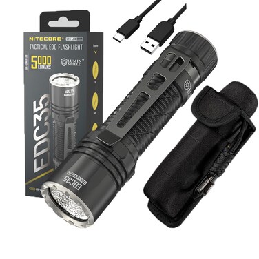 Nitecore EDC35 High Power 5000 lumens NiteLab UHi 40 Max LED Rechargeable Flashlight