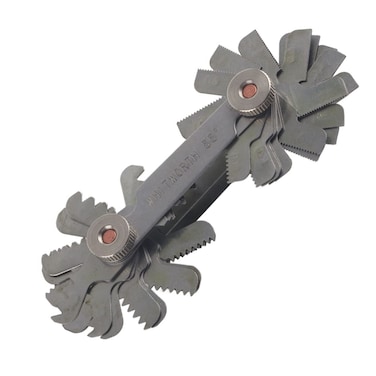 Chazcool Thread Pitch Gauge 60 Degree MetricImperial  55 Degree Imperial Thread Pitch Gauge Stainless Steel Screw Pitch Measuring Tool 52 Pcs Stainless Steel Thread Gauges52pc