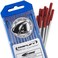 ARCZONE COM Amplify Tungsten Electrode 2 Thoriated Red 332 x 7 10 Pack