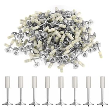 EXCECAR Nails for Manual Steel Nail Gun 200 pcs Round Nails Wall Fastening Tool for Concrete Ceiling Cable Ducts Fixed Slotting Device Repair Tool Home DIY Nail Gun Accessories