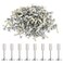 EXCECAR Nails for Manual Steel Nail Gun 200 pcs Round Nails Wall Fastening Tool for Concrete Ceiling Cable Ducts Fixed Slotting Device Repair Tool Home DIY Nail Gun Accessories