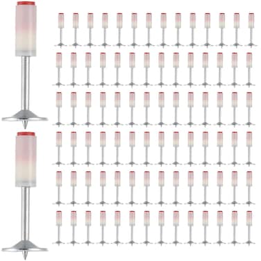 400 PCS Steel Concrete Nails  Concrete Nail Gun Manual Nails 73mm Round Wall Fastening Nails Home DIY Nail Gun Accessories for Concrete Ceiling Cable Ducts Fixed Slotting Device Repair Tool
