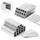 SHALL JT21 Staples  18 Gauge Brad Nails Set 8000Count Light Duty 716 Crown Staples for Staple Gun 916 12 38 516 14 in  Galvanized 18GA Brad Nails 58 916 in for Upholstery Crafts