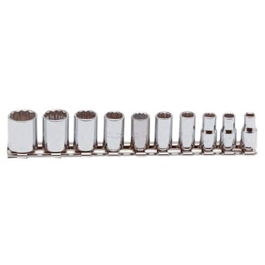 Proto Stanley J47104 10 Piece 12 Point 14 Drive Socket Set