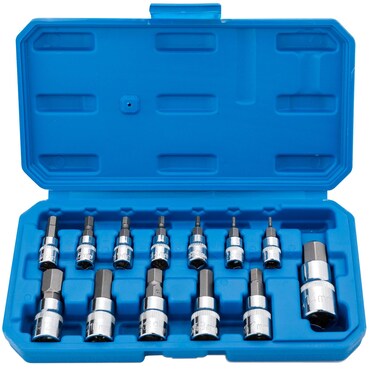 Alight Hex Bit Socket Set Premium S2 Alloy Steel  13Piece Metric 2mm  14mm Allen Socket Kit