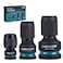 Libraton 14 14 HEX Adapter Impact Socket Adapter QuickChange Bit Holder CRMO Hex Shank Adapters 3PCs 12 38 14 Drive Adapter Drill Socket Adapter Female Socket Converter Set