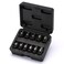 EMENTOL 11PCS 38 Drive Pipe Plug Socket Set SAE CRMO Tapered Male Square Drive 316 Inch to 38 Inch Chamfered Female Square Drive 14 Inch to 38 Inch 11 Pieces Set