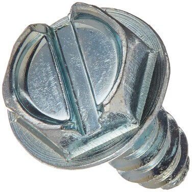 The Hillman Group 41016 Hex Washer Head Slotted Sheet Metal Screw 10Inch x 12Inch 100Pack