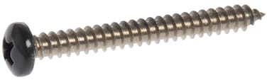 The Hillman Group 44375 8 x 2Inch Black Pan Head Phillips Sheet Metal Screw Stainless Steel 15Pack