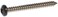 The Hillman Group 44375 8 x 2Inch Black Pan Head Phillips Sheet Metal Screw Stainless Steel 15Pack