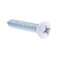PrimeLine 9154775 Sheet Metal Screws SelfTapping Pan Head Phillips Drive 8 X 1 in Zinc Plated Steel With White Head 25Pack