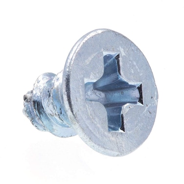 PrimeLine 9016109 Sheet Metal Screws SelfTapping Flat Head Phillips Drive 6 X 14 in Zinc Plated Steel 50Pack