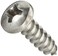 PrimeLine 9019206 Sheet Metal Screw SelfTapping Pan Head Phillips 6 X 12 in Grade 188 Stainless Steel Pack of 25