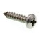 PrimeLine 9020859 Sheet Metal Screw SelfTapping Pan Head Phillips 12 X 1 in Grade 188 Stainless Steel Pack of 25