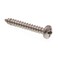 PrimeLine 9019396 Sheet Metal Screw SelfTapping Pan Head Phillips 6 X 1 in Grade 188 Stainless Steel Pack of 100