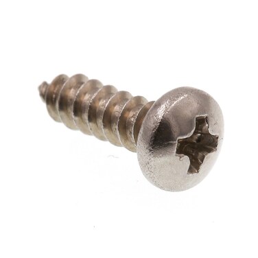 PrimeLine 9018923 Sheet Metal Screw SelfTapping Pan Head Phillips 4 X 38 in Grade 188 Stainless Steel Pack of 100